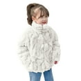 thumbnail image 4 of Youmylove Kids Winter Outwear Toddler Girls Fashion Jacket Fall Toddler Cardigans Fuzzy Lightweight Jackets Warm Coats, 4 of 4