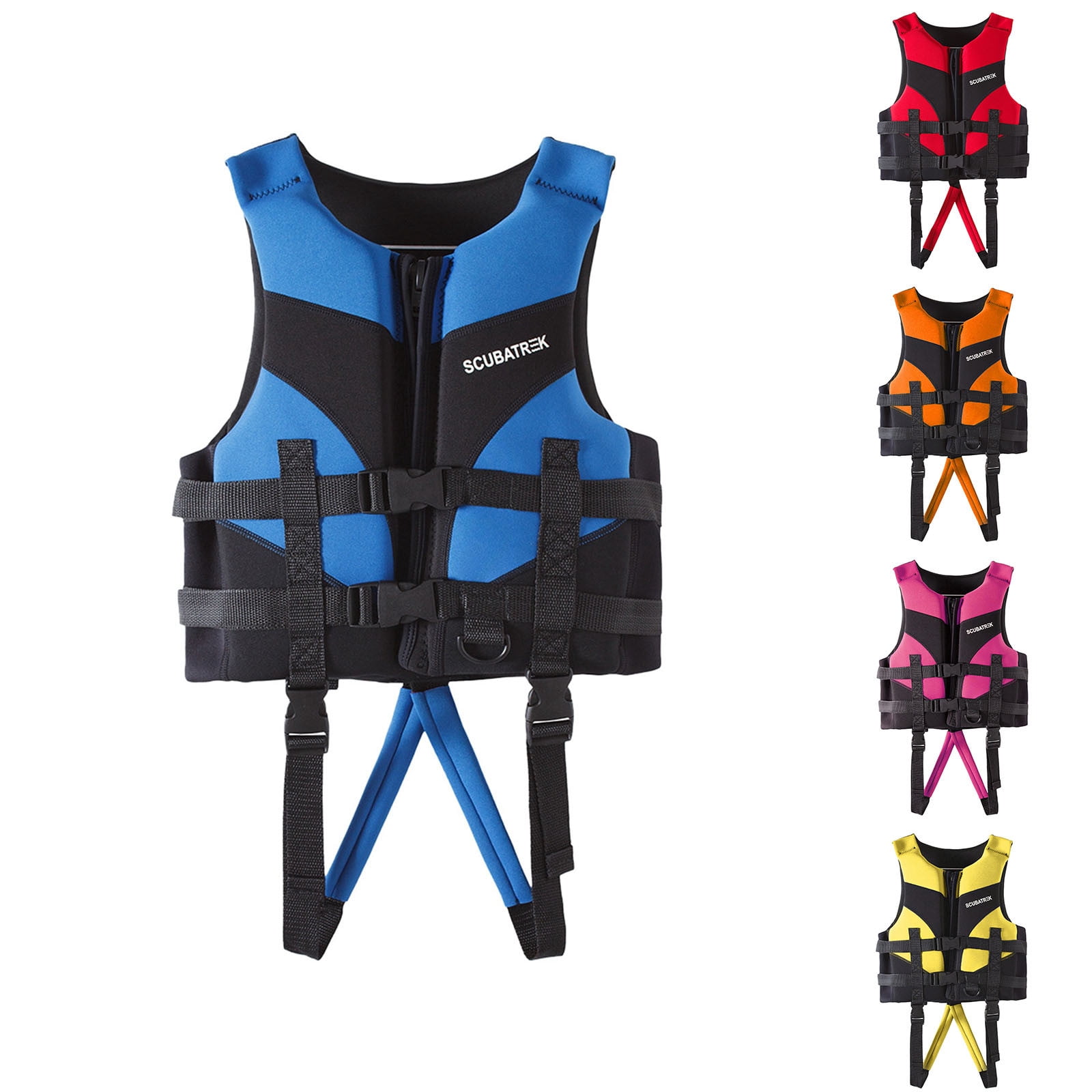 Gilet Da Nuoto Gonfiabile Gogokids Per Bambini 2-6 Anni – Regolabile E Sicuro Con Cintura Inguinale
