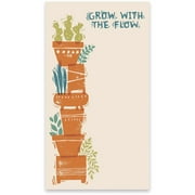 PRIMITIVES BY KATHY Grow With The Flow List Notepad with Plants Design