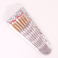 thumbnail image 2 of 7pcs Makeup Brush Crystal Pole Portable Set Makeup Tools(light purple), 2 of 3