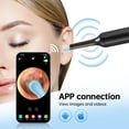 thumbnail image 6 of Earwax Camera Otoscope Cleaner, Cordless Ear Wax Removal Kit with Camera, 6 LED Light and 500W HD Endoscope for iPhone & Android Smart Phones, Black, 6 of 14