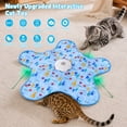thumbnail image 2 of BIGODY Interactive Cat Toys for Indoor Cats, Touch Activated Cat Kitten Toy Exercise Toy, Automatic Rechargeable Hide & Seek Cat Toy with real bird chirps & 2 Moving Concealed Feathers, 2 of 7