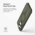 thumbnail image 6 of UAG iPhone 15 Pro Case 6.1" Essential Armor Olive Drab Built-in Magnet Compatible with MagSafe Charging Rugged Military Grade Protective Cover, 6 of 9