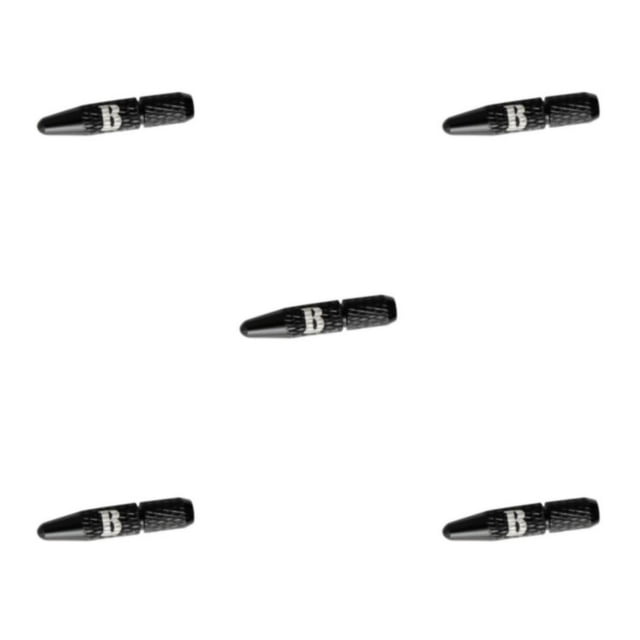 Dalazy Cable End Cap Bike Ends Crimps Ferrules Smooth and Effortless Brake Black 18.4x3.7mm 5Set