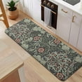 thumbnail image 5 of Green Pioneer Flower Pattern Kitchen Rug Mat,Kitchen Runner Rugs Non Skid Washable,Decorative Kitchen Floor Mats for Kitchen,Sink,Laundry,17"x47.2", 5 of 7