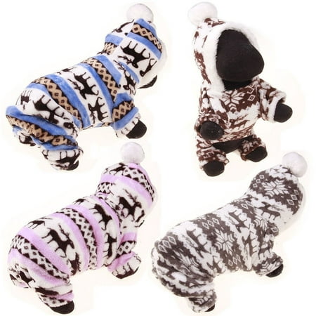 Pet Clothes Dog Pajama Jumpsuit Cute Soft Cotton Puppy Teddy Cat Sleepwear