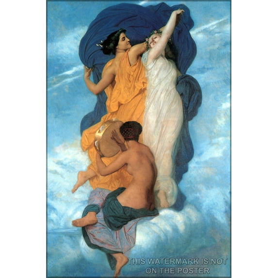 24"x36" Gallery Poster, The Dance William-Adolphe Bouguereau (1825-1905) - The Dance (1856