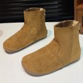 thumbnail image 6 of REDARER Girls Ankle Boots Stylish Versatile British Design Korean Casual Booties for Everyday Wear Toddler Kids Footwear,Girls Boots,Size:8.5-9 Years, 6 of 7