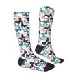 thumbnail image 3 of Balery Butterfly Printed Novelty Socks Men's Women's Crew Socks Sports Socks Knee High Socks Cotton Socks Quirky and Cool Socks, 3 of 9