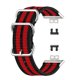thumbnail image 4 of Inteprter Correa de repuesto para reloj inteligente, correa ajustable, piezas de reparación de coloridas tejidas, compatibles con accesorios Watch Electrónica negro rojo, 4 of 6