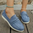 thumbnail image 2 of Casual Slip On Loafers for Women Smart Casual Look Women's Casual On Loafers Comfortable Flat Shoes Soft Suede Breathable Everyday Walking Sneakers For Women, 2 of 9
