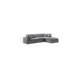 thumbnail image 3 of Meridian Furniture Comfy Grey Velvet Modular Sectional, 3 of 16