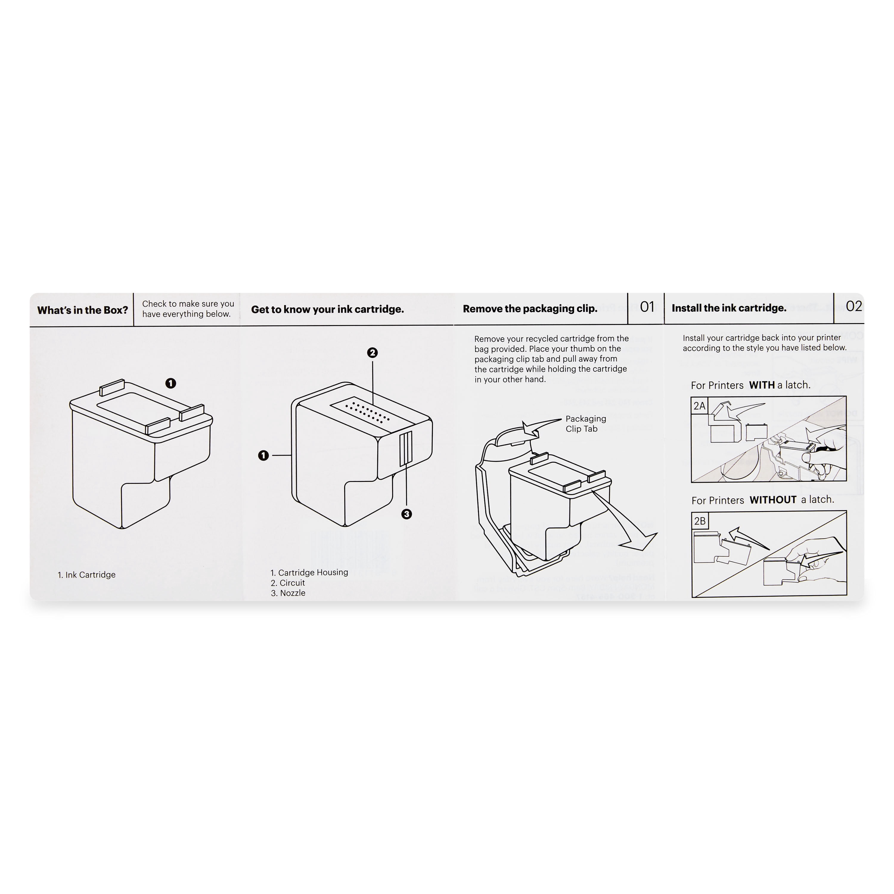 onn. Remanufactured Canon PG-245XL Black and CL-246XL Tri-Color Ink Cartridges, 2 Pack