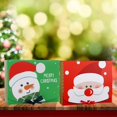 thumbnail image 5 of 10 Pieces Christmas Boxes, Christmas Paper Box, Christmas Candy Box, Christmas Gift Boxes with Ribbon, for Party Cookies Chocolates Gifts, 24 * 20 * 7cm, 2 Styles, 5 of 5
