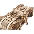thumbnail image 4 of UGEARS Drift Cobra Racing Car Puzzle - Wooden 3D Puzzles for Adults to Build with Powerful Spring Motor - Wood Mechanical Models Building Kit for Fathers Day - Retro Hobbies f, 4 of 10