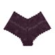 thumbnail image 1 of Braguitas sexy de encaje para mujer: braguitas elásticas de cintura media con encaje en contraste, nailon/spandex, lavado a mano, disponibles en tallas S-XL., 1 of 3