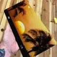 thumbnail image 5 of Yehwow Tropical Palm Trees Scene Sunset Metal Car Plate Decorative Aluminum License Plate Tag Sign, 5 of 5