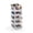 Clear, variant on Sorbus Stackable Garage Storage Bins, Large Open Front Organizer, Black, 6-Pack