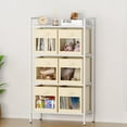 thumbnail image 7 of SpaceAid Storage Cubes with Clear Windows, Set of 6 Fabric Bins, 11 Inch, Beige, 7 of 7