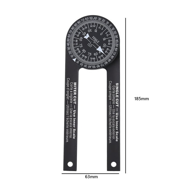 July Memor Woodworking Mitre Saw Protractor Accurate Angle Finder Tool with pencil