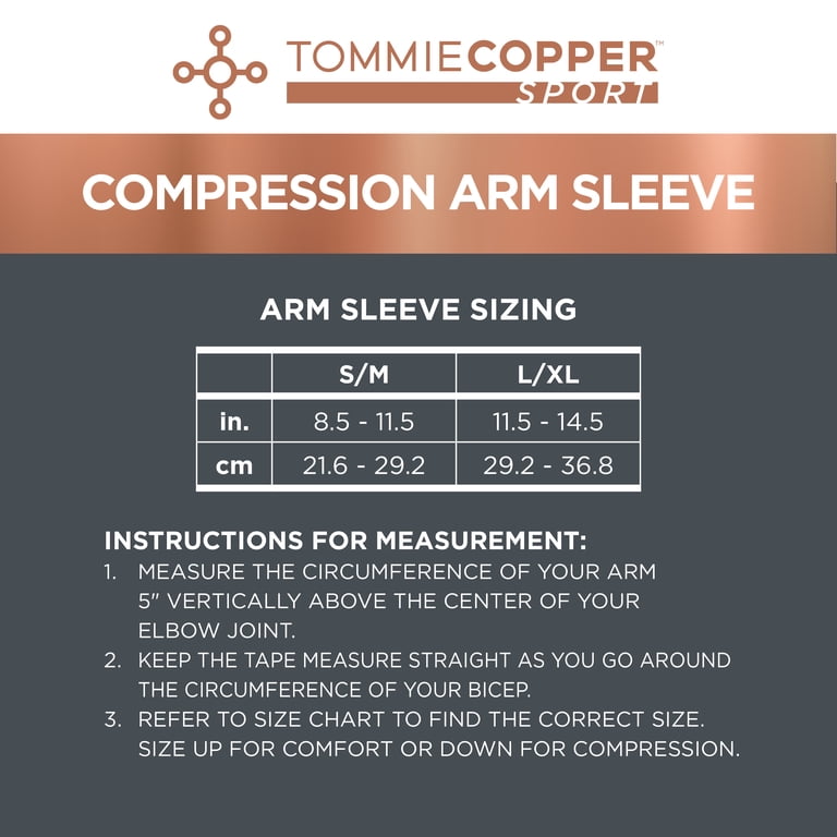 Tommie Copper Sport Compression Arm Sleeve, Small/Medium photo 7