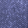 thumbnail image 1 of Ahgly Company Machine Washable Indoor Square Abstract Blue Modern Area Rugs, 3' Square, 1 of 4