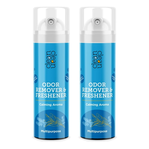 cleanclean odor remover & freshener calming aroma vegan pack of 2