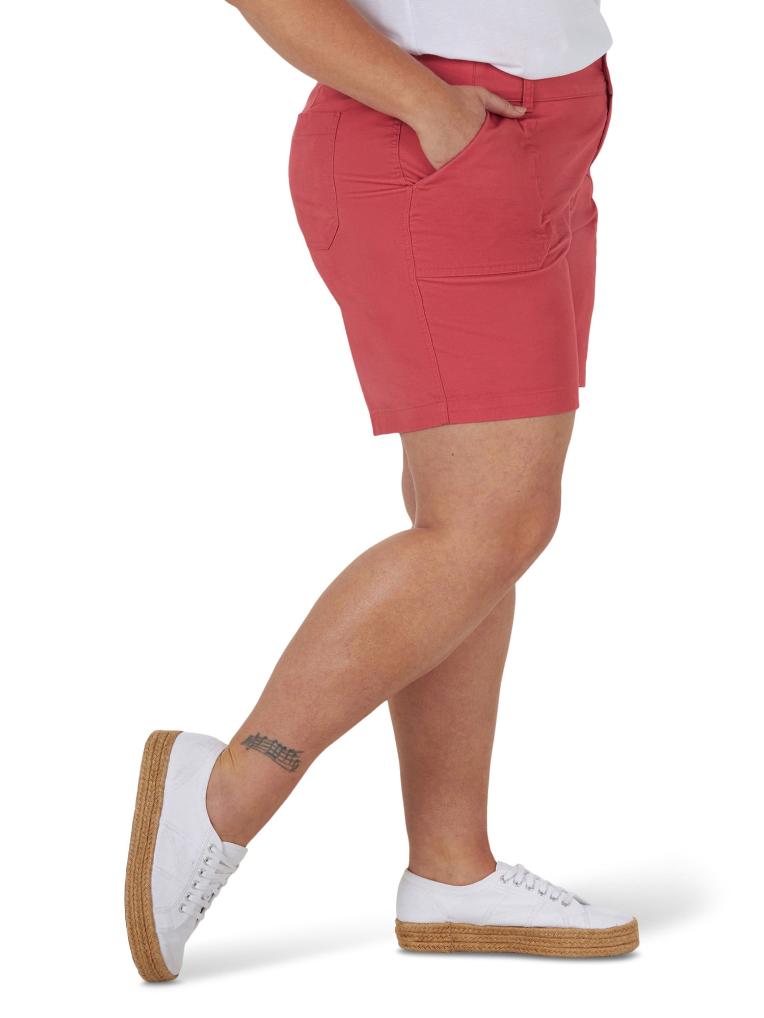 Lee Women's Plus Size Utility Short