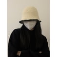 thumbnail image 6 of SikaFu Bald Girl Lamb Fisherman Hat Female Ear Protective Ear Bucket Hood Outdoor Hood In Winter Thickened, 6 of 6