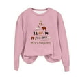 thumbnail image 2 of Hauts TopLLC pour Femmes Tendance, Chandail Décontracté à Manches Longues pour Femmes, Col Rond Vacances Noël Imprimé Mignon Ample Hauts, 2 of 3