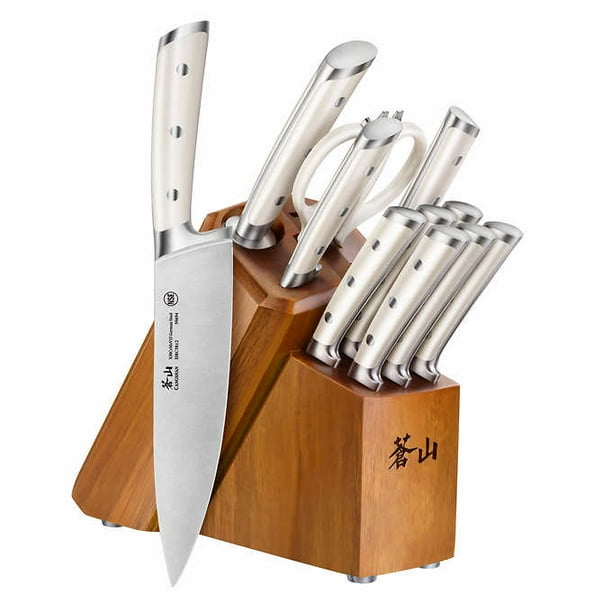 Cangshan S1 Series 12Piece Knife Set (White Handle)