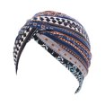 thumbnail image 1 of Bonnets Bohèmes pour Femmes, Nœuds Polyvalents, Bonnet de Nuit, Turban, 1 of 10