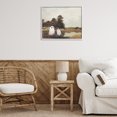 thumbnail image 2 of Stupell Industries Ghost Pair in Autumn Countryside Landscape & Nature Painting White Framed Art Print Wall Art, 30 x 24, 2 of 8