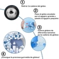 thumbnail image 4 of Juego de Guirnaldas de Globos, 110 Piezas de Arco de Globos Macaron Azules Blancos, con Globos Azules Metálicos, Globos de Lámina Plateada 4D, para Decoración de Cumpleaños, Boda, 4 of 4