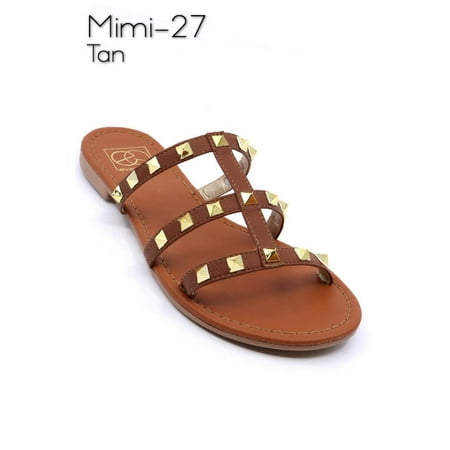 

Studded Slide Sandals