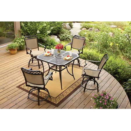 Better Homes And Gardens Paxton Place Balcony Height 5 Piece Dining Better Homes And Gardens Paxton Place Balcony Height 5 Piece Dining Set Box 1 Of 2