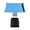 Blue, variant on Kids Airplane Footrest Lightweight Seat Cover Toddler Airplane Seat Extender Gray
