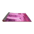 thumbnail image 2 of Ahgly Company Indoor Rectangle Abstract Pink Modern Area Rugs, 7' x 9', 2 of 4