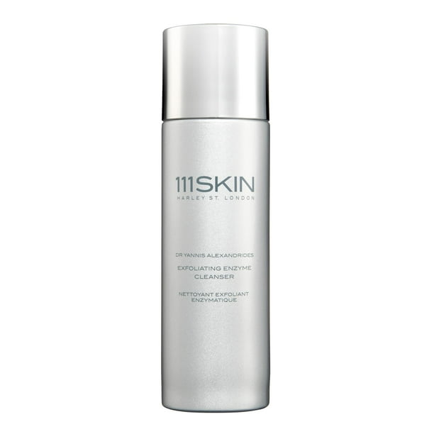 Limpiador facial exfoliante enzimático Cleanser 111SKIN en polvo a espuma