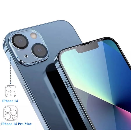 Screen Protector for iPhone 14 Pro Max[6.7 inch] + Camera Lens Protector, Sensor Protection, Dynamic Island Compatible, Case Friendly Tempered Glass Film,[9H Hardness]