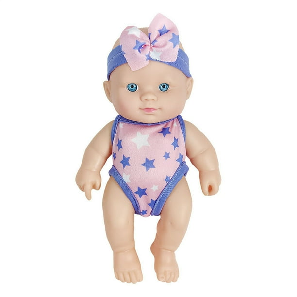 Juguetes de piscina, juguetes para bebés, juguetes para niños pequeños, muñeca de simulación relajante, muñeca de vinilo, juguete suave para niños, regalo, juguete para niños, una muñeca