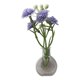 thumbnail image 1 of Mini jarrón de vidrio con flores artificiales moradas, decoración magnética para la nevera de cocina, baño, dormitorio y arte de pared en casa, 1 of 7