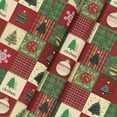thumbnail image 5 of Christmas Tablecloth 60×60 Inch Round, Green Tree Snow Red Washable Table Cover for Party Picnic Dinner Decor, 5 of 6