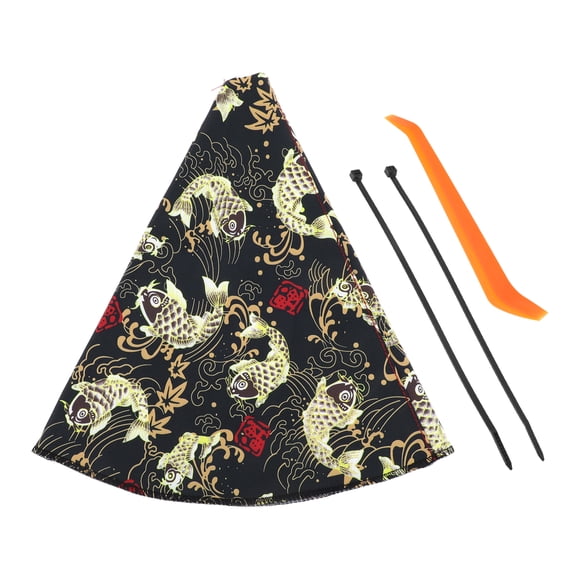 Decoración de Funda de Palanca de Cambios Unique Bargains 1 Juego 11.02"x1.77"x11.22" Funda de Botón de Cambio de Palanca con Herramienta Color Negro de Poliéster