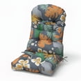 thumbnail image 4 of SHANNA 2 Pack Rocking Chair Cushion, Waterproof and Fade-Resistant Patio Chair Cushions, Non-Slip Indoor Rocking Chair Cushion with Ties, Thicken Chair Pads for Adirondack, 44"x20"x4", 4 of 11