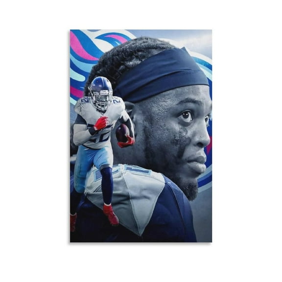 Derrick Henry Canvas Poster Home Decor Poster Wall Art Hanging Picture Print Bedroom Decorative Painting Posters Room Aesthetic 24x36inch(60x90cm)