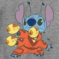 thumbnail image 2 of Boy's Lilo & Stitch Blasters Stitch Performance Graphic Tee Charcoal Heather Large, 2 of 4