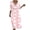 Pink, variant on Omexry Elegant Dresses for Women Women's Summer Casual Printed Dress With Sleeve V-neck Dress