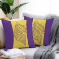 thumbnail image 2 of Yellow Purple Conch Throw Pillow Covers 18x18 Inch Set of 2, Summer Beach Coastal Modern Art Waterproof Outdoor Pillow Covers, Decorative Cushion Pillowcases for Couch, Sofa, Bed, Garden, Patio, 2 of 9