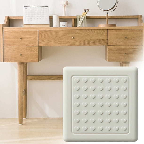 Fiudx Almohadilla para Pies de Silla, Diseño Antideslizante y Resistente Al Desgaste, Amortiguación de Alta Densidad, Arrastre Silencioso, Reutilizable para Entornos Húmedos, Protección para Muebles,